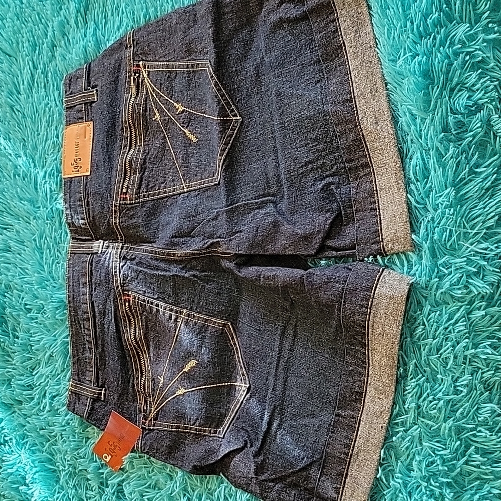 NEW 1955 Vintage Denim Shorts with Zipper Pockets Size 13